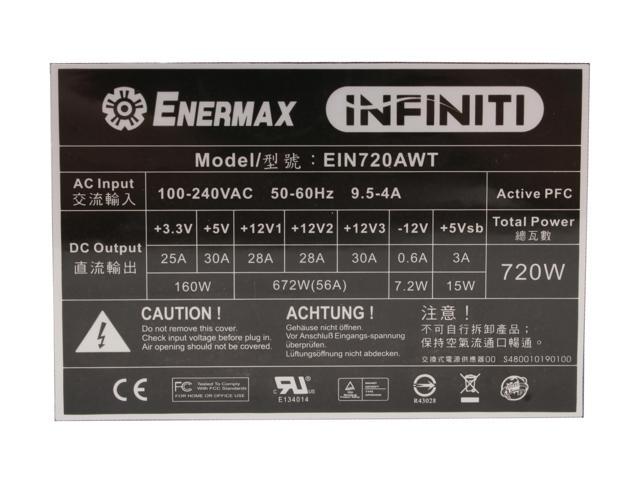 ENERMAX INFINITI EIN720AWT 720 W Power Supply - Newegg.com