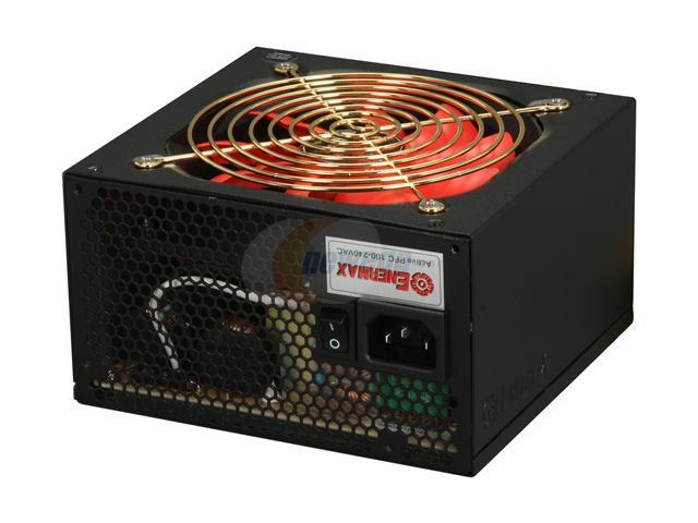 ENERMAX ECO80+ EES500AWT 500W ATX12V V2.31 SLI & Crossfire Ready Compatible w/Core i7 80PLUS Certified w/Magnetic Magma Fan  Active PFC Power Supply