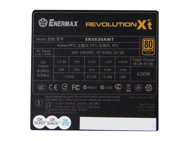 ENERMAX REVOLUTION X't ERX630AWT 630 W Power Supply - Newegg.ca