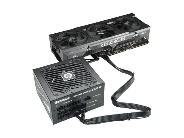 ENERMAX REVOLUTION D.F. 2 850W Full Modular, 80 Plus Gold, ATX 3.0 & PCIe  5.0 Ready, 600W 12VHPWR Connector Included, Japanese Capacitors, 