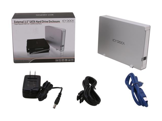 ICY DOCK ICYBento MB559U3S-1SB Ultra Slim USB 3.0 eSATA External 3.5" SATA HDD 