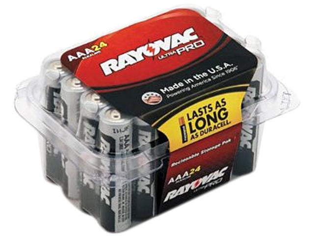 Rayovac ALAAA-24F Mercury Free Alkaline Batteries, AAA 24 Pk