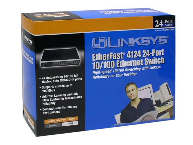 LINKSYS Instant EtherFast EF4124 Ethernet Switch - Newegg.com