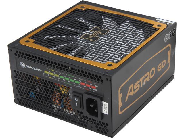 HighPower Astro GD 750W, Digital, 80+ Gold, Single +12 Rails, SLI/Cross Fire ready, Module, Active PFC Power Supply