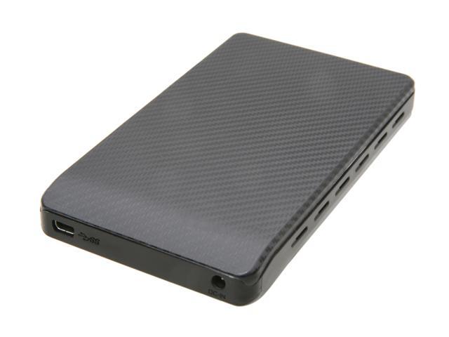 SilverStone RAVEN RVS02 Plastic 2.5" Black SATA I/II/III USB 3.0 Screwless Design External Enclosure