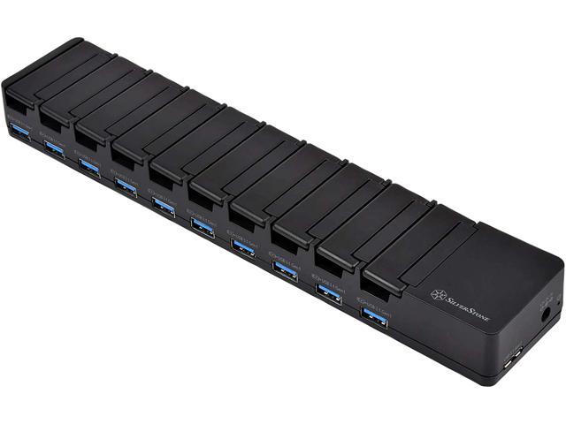 SilverStone UC04-PRO 60W 10 Port USB 3.1 Charging and Date Transfer Station