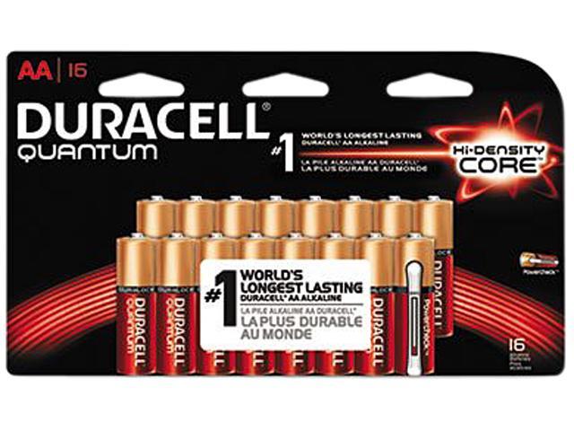 DURACELL Quantum Advanced QU1500 9V AA Alkaline Battery, 16-pack