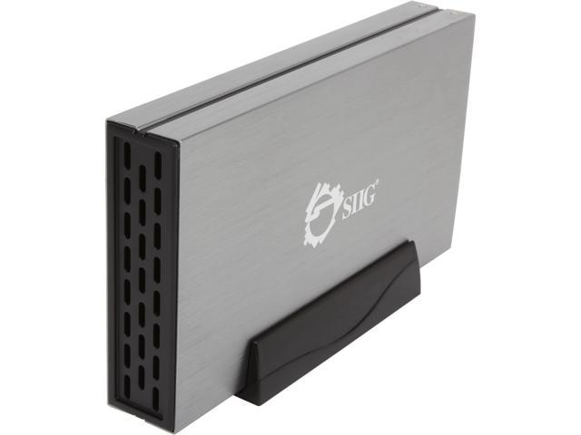 SIIG JU-SA0A12-S1 3.5" Silver SATA USB 3.0 SuperSpeed External Enclosure