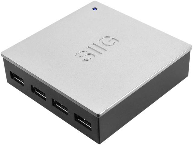 SIIG USB 3.0 & 2.0 7-Port Hub with 5V/4A Adapter