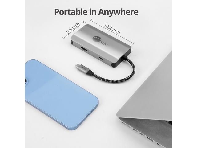 SIIG Triple 4K DisplayPort 1.4 To 3 DisplayPort MST Hub Splitter -1 In 3 Out,DP Daisy Chain Monitor Adapter, NOT For MacOS (CE-DP0P11-S1 - Foto 3