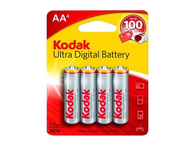 Kodak KUDAA4 4-pack AA Alkaline Batteries