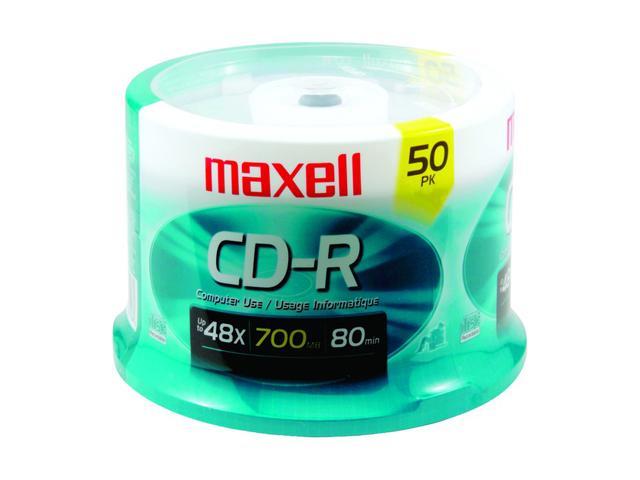 maxell 700MB 48X CD-R 50 Packs CD-R Media Model 623251/648250 - Newegg.ca
