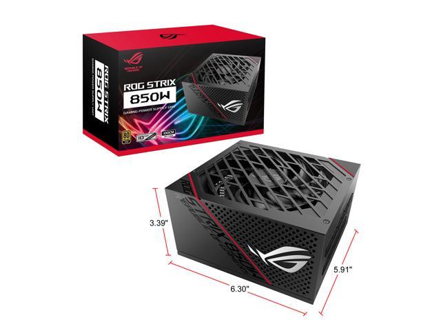 ASUS ROG STRIX 850G 850W Gold Power Supply, ROG Heatsinks, Axial