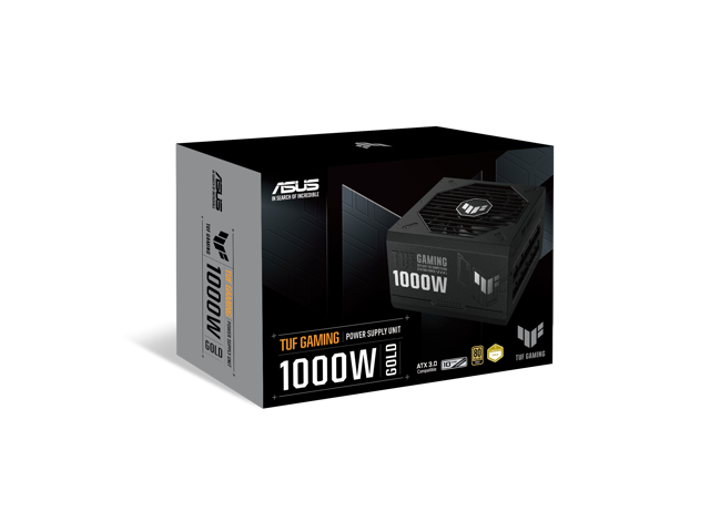 ASUS TUF Gaming 1000W Gold (1000 Watt, ATX 3.0 Compatible Fully Modular  Power Supply, 80+ Gold Certified, Military-grade Components, Dual Ball