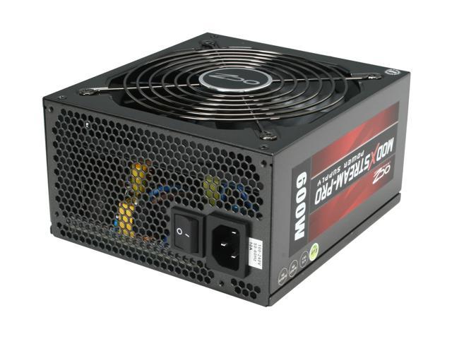 PC Power & Cooling ModXStream Pro Series 600 Watt 80+ Semi-Modular Active PFC Performance Grade ATX PC Power Supply (OCZ600MXSP)