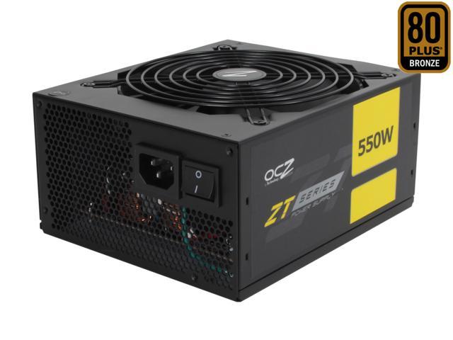 PC Power & Cooling ZT Series 550 Watt 80+ Bronze Fully-Modular Active PFC Performance Grade ATX PC Power Supply (OCZ-ZT550W)