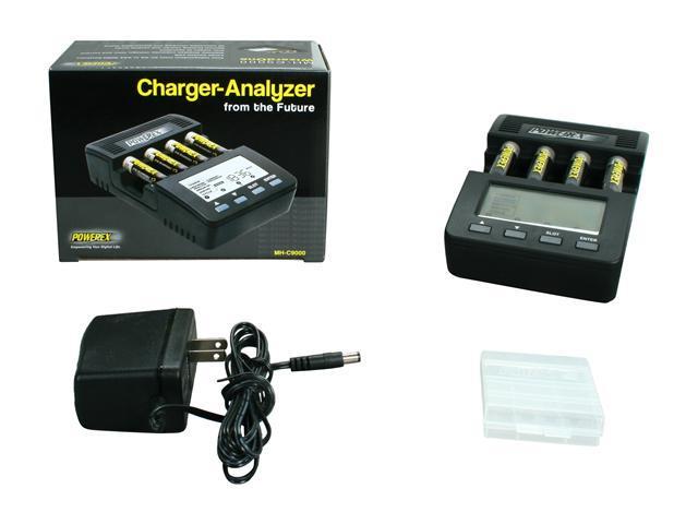PowerEx WizardOne MH-C9000 Battery Charger Analyzer NiMH NiCd AA AAA Refresh 