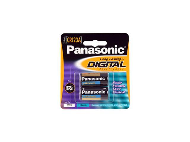 Panasonic Photo Power CR123A Lithium Batteries 2 Pack