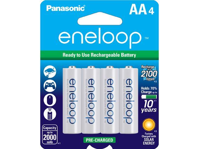 4x Panasonic Eneloop PRO AA HR06 2500mAh NiMH Rechargeable Batteries PRECHARGED 