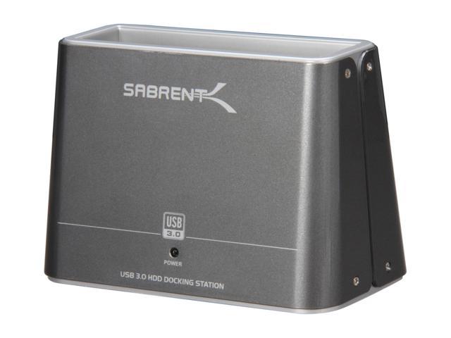SABRENT DSH-USB30 3.5" Black SATA I/II USB 3.0 Desktop Hard Drive Docking Station