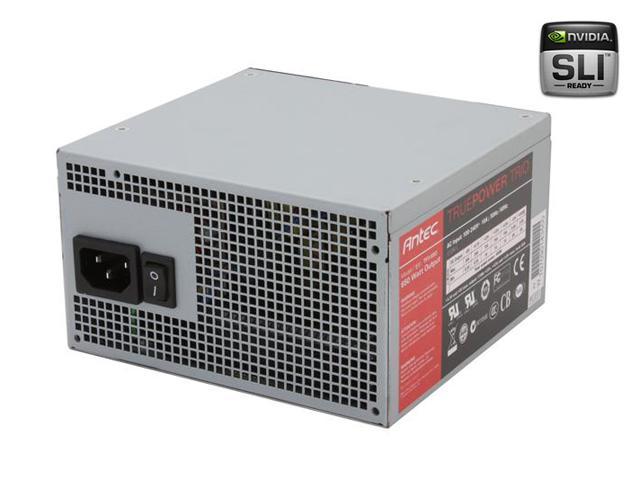 Antec True Power Trio TP3-650 650 W ATX12V SLI Certified CrossFire Ready Active PFC Power Supply with Three 12V Rails