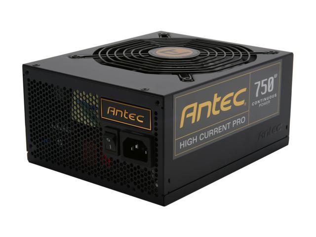 High Current Pro HCP-750 750W TX12V v2.3 / EPS12V v2.92 SLI Certified CrossFire Certified 80 PLUS GOLD Certified Modular Active PFC Power Supply - Intel Haswell Fully Compatible