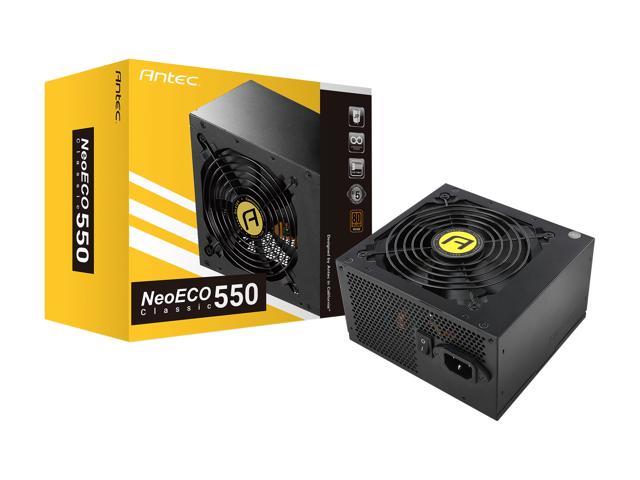 Antec Neoeco Classic Ne550c V2 550w 80 Plus Bronze Certified Japanese Heavy Duty Caps 120 Mm High Quality Fan Thermal Manager 5 Year Warranty Newegg Com