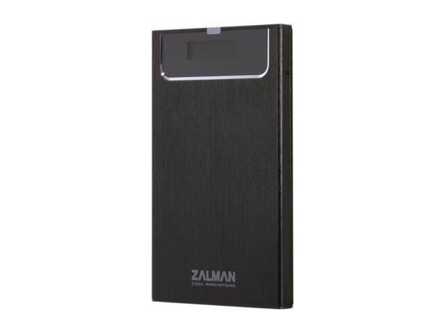 Zalman ZM-VE300-B Aluminum Alloy, Acryl, Poly Carbonate 2.5" Black SATA I/II USB 3.0 ZM-VE300 HDD External Enclosure with Virtualization and One Touch Back-up