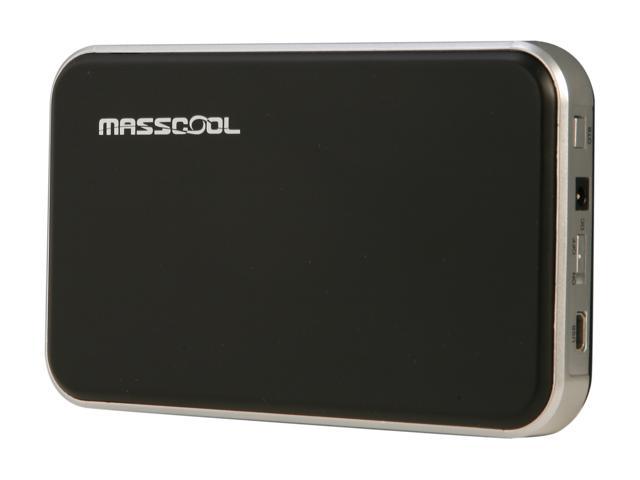 MASSCOOL UHB-2221U3 Aluminum 2.5" Black SATA I/II Mini USB 3.0 External Enclosure