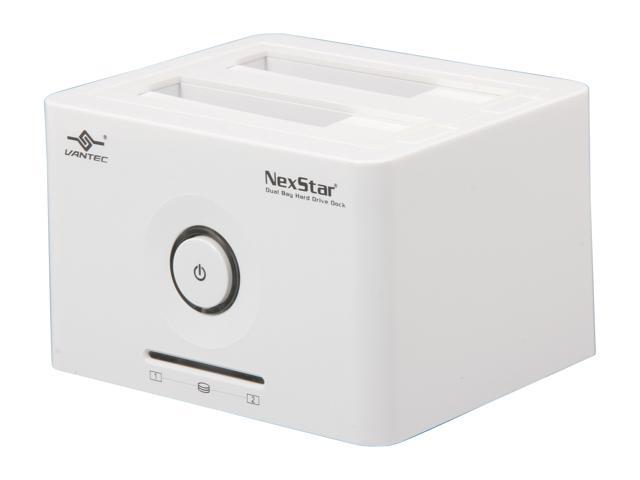 Vantec NexStar Dual Bay 2.5"/3.5" SATA to USB 2.0 & eSATA Hard Drive Dock - Model NST-D200SU