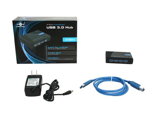 Vantec 4 Port SuperSpeed USB 3.0 Hub