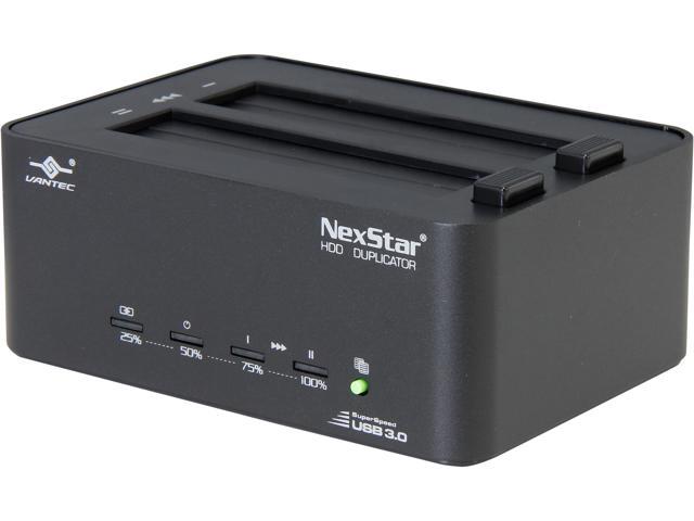 Vantec NexStar NST-DP100S3 standalone SATA 2.5” & 3.5” Hard Drive Duplicator Dock with USB 3.0