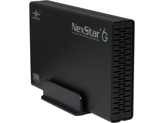 VANTEC NST-366S3-BK 3.5-Inch SATA 6GB/s to USB 3.0 HDD Enclosure, Black