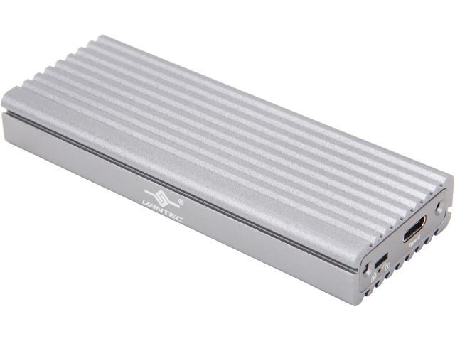 VANTEC NST-205C3-SG Silver M.2 NVMe SSD to USB 3.1 Gen 2 Type-C Enclosure