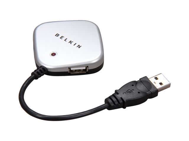 Belkin F5u407 Usb 2 0 4 Port Ultra Mini Hub