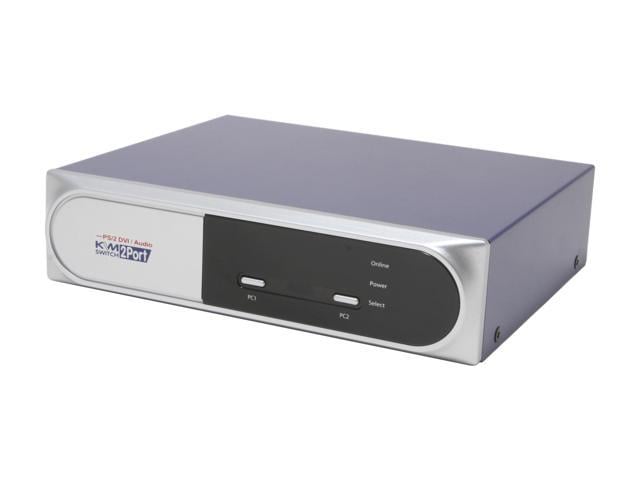 GWC KD053D 2-Port PS/2 DVI KVM Switch