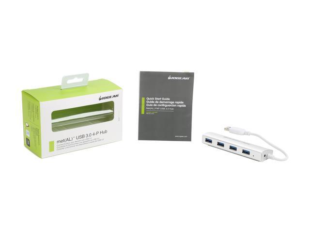 IOGEAR Accessory GUH304 USB 3.0 4-Port Hub Aluminim Electronic Consumer Electronics