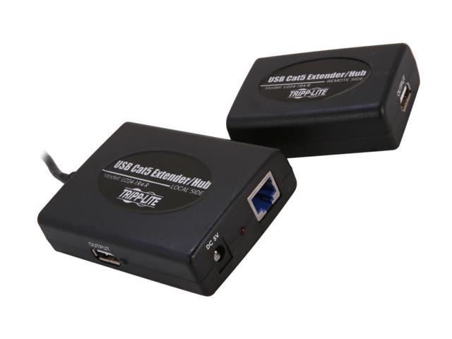 Tripp Lite U224-1R4-R 3-Port USB 2.0 Hub with built-in cat5 extender, 3 Local and 1 Remote Port