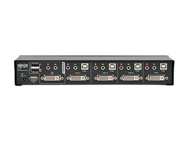 Tripp Lite Port Dvi Dual Link Usb Kvm Switch W Audio And Cables Newegg Ca