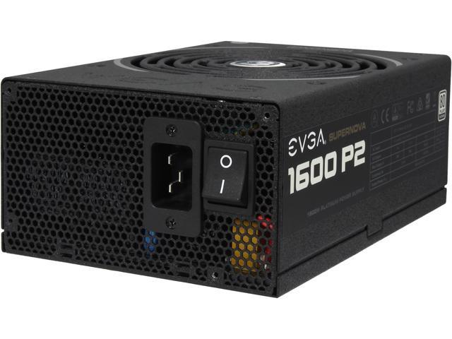 EVGA SuperNOVA 1600 P2 220-P2-1600-X1 80+ PLATINUM 1600W Fully Modular EVGA ECO Mode Includes FREE Power On Self Tester Power Supply