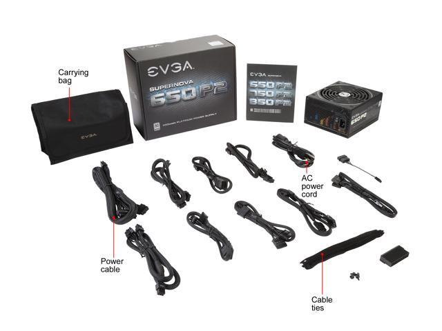 EVGA SuperNOVA 650 P2 220 P2 0650 X1 80+ PLATINUM 650W Fully Modular EVGA ECO Mode Includes FREE Power On Self Tester Power Supply EVGA SuperNOVA 650 P2 220 P2 0650 X1 80+ PLATINUM 650W Fully Modular EVGA ECO Mode Includes FREE Power On Self Tester Power Supply