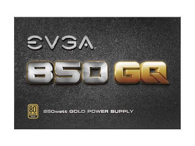 EVGA 850 GQ 210-GQ-0850-V1 80+ GOLD 850W Semi Modular EVGA ECO