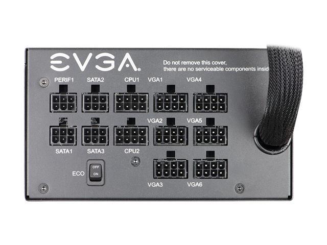 EVGA 1000GQ 210-GQ-1000-V1 GQ 80 Plus Gold, 1000W ECO Mode Semi Modular  Power Supply