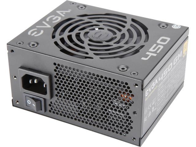 EVGA SuperNOVA 450 GM, 80 Plus Gold 450W, Fully Modular, ECO Mode with DBB Fan, Includes Power ON Self Tester, SFX Form Factor, Power Supply, 123-GM-0450-Y1