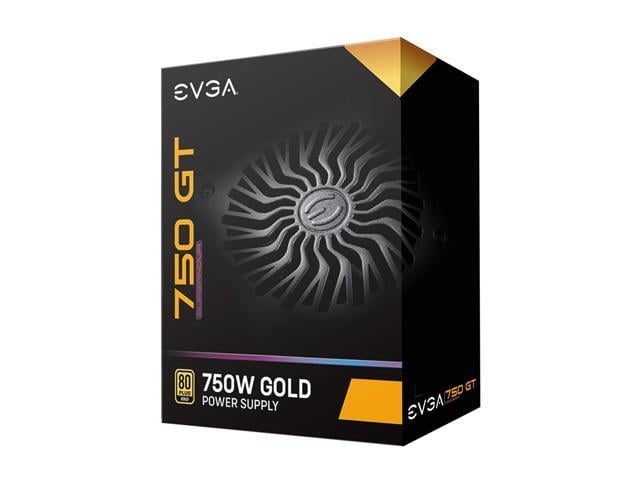 EVGA SuperNOVA 750 GT, 80 Plus Gold 750W, Fully Modular, Auto Eco