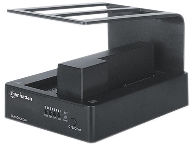 Manhattan QuickDock™ Duo SuperSpeed USB 3.0 to Dual SATA, 3.5"/2.5” HDD Docking Station