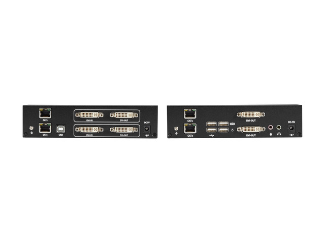Kvx500 Plc Rack Black Box KVX Series KVXLC-200 KVM Extender over CATx - Dual-Head, DVI ...