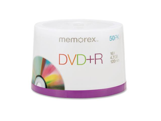 memorex 4.7GB 16X DVD+R 50 Packs Spindle Disc Model 05619