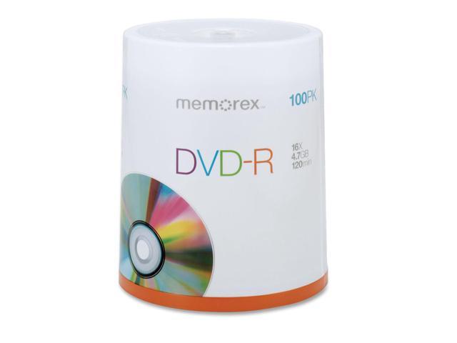 memorex 4.7GB 16X DVD-R 100 Packs Spindle Disc Model 05641