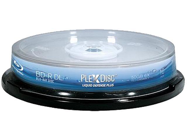 Plexdisc 50gb 6x Bd R Dl Inkjet Printable 10 Packs Cd Dvd R Rw